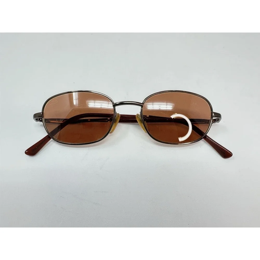 Vintage Serengeti Tradewind 6469 Sunglasses Shiny Henna Brown Drivers Glass Case